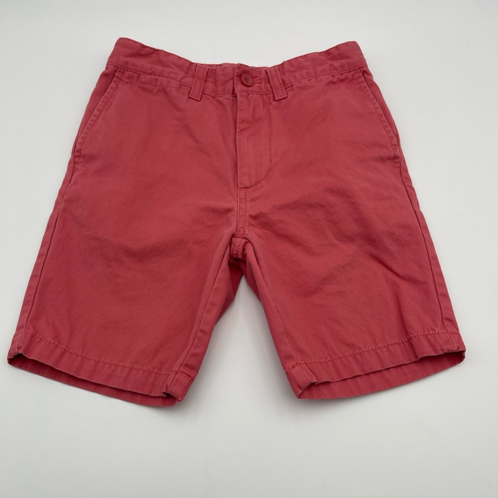 Class Club Boys Red Flat Front Shorts Size 10